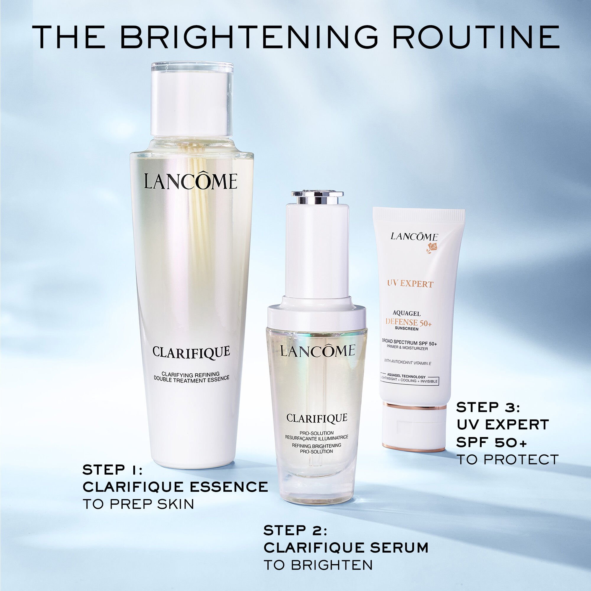 福袋 売れ残り Discovery Routine Brightening Clarifique Set Lancôme - (3-Pc) 乳液・ミルク